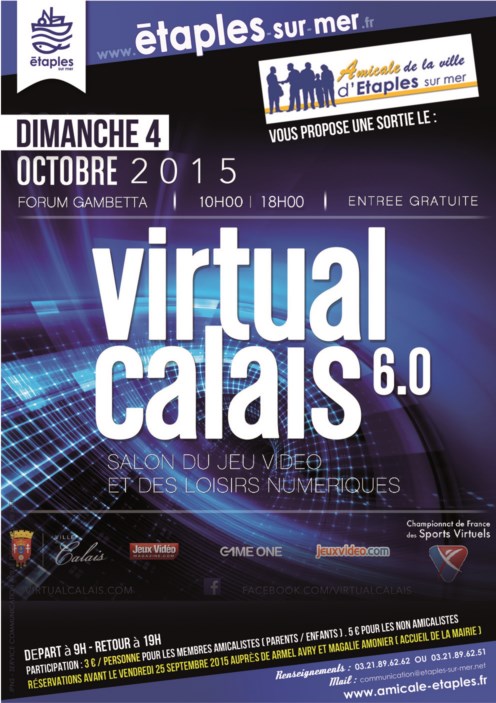 affiche virtual calais 2015
